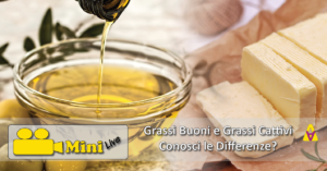 DIFFERENZE GRASSI BUONI E GRASSI CATTIVI